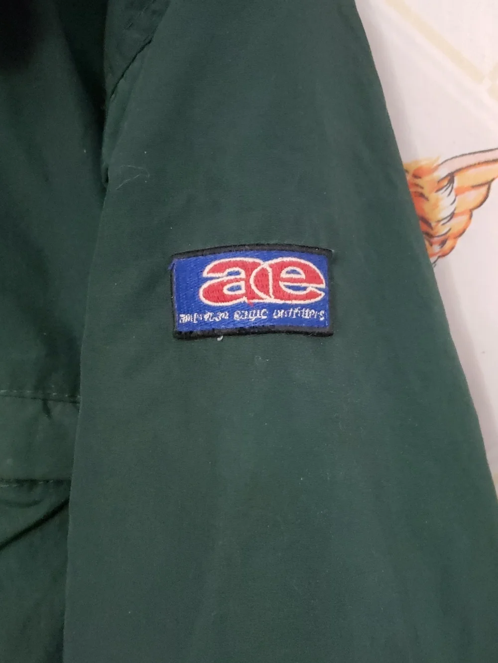 Vintage American Eagle Activesport Mens Forest Green Insulated Jacket